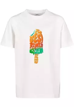 Футболка Mister Tee "Mister Tee Kids Детская футболка с мороженым" Mistertee, белый