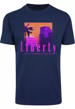Футболка Mister Tee "Mister Tee Liberty Sunset Tee" Mistertee, синий