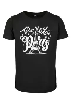 Футболка Mister Tee "Mister Tee Мужчины Дети Take Me To Paris" Mistertee, черный