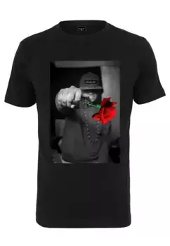 Футболка Mister Tee "Mister Tee Мужская футболка Mister Tee Pistol Rose Tee" Mistertee, черный