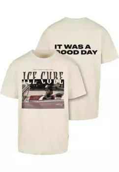 Футболка Mister Tee "Mister Tee Мужская футболка Ice Cube It's a Good Day Oversize " Mistertee, цвет Sand