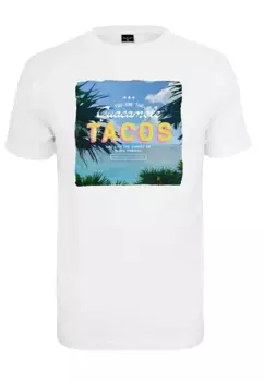 Футболка Mister Tee "Mister Tee Мужская футболка Tacos" Mistertee, белый
