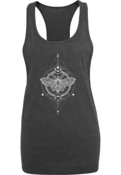 Футболка Mister Tee Muscle Shirt "Женская футболка Mister Tee "Мотылек" Mistertee, цвет Charcoal