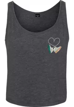 Футболка Mister Tee Muscle "Женская женская футболка Mister Tee Kicks Love EMB Tank" Mistertee, цвет Charcoal
