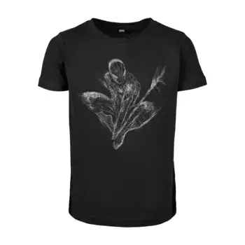 Футболка Mister Tee «Мужская детская футболка Mister Man Spiderman Scratched Tee» Mistertee , черный