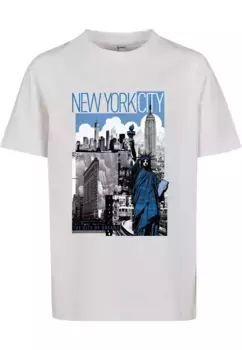 Футболка Mister Tee "Мужская детская футболка Mister Tee New York City" Mistertee, белый