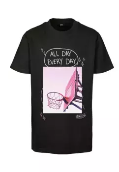 Футболка Mister Tee "Мужская детская футболка Mister Tee на весь день, розовая футболка на каждый день" Mistertee, черный