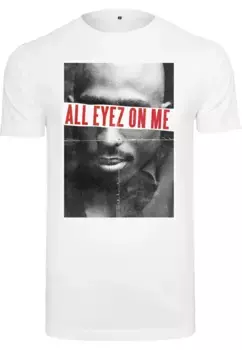 Футболка Mister Tee "Мужская футболка 2Pac All Eyez On Me Tee" Mistertee, белый