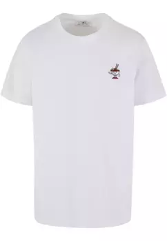 Футболка Mister Tee "Мужская футболка Mister Peace Noodles EMB" Mistertee, белый