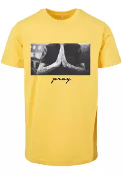 Футболка Mister Tee "Мужская футболка Mister Tee Pray Tee" Mistertee, желтый