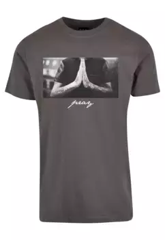Футболка Mister Tee "Мужская футболка Mister Tee Pray Tee" Mistertee, цвет Darkshadow