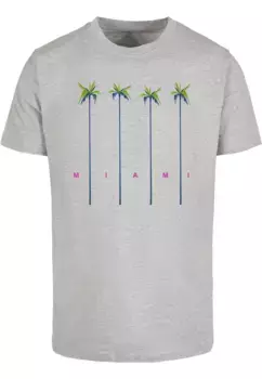 Футболка Mister Tee "Мужская футболка Mister Tee Miami Palms" Mistertee, серый