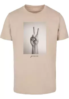 Футболка Mister Tee "Мужская футболка Mister Tee со знаком мира" Mistertee, цвет Sand