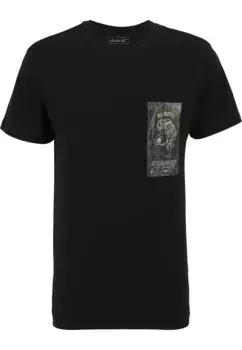 Футболка Mister Tee "Мужская футболка No Mercy Tee" Mistertee, черный