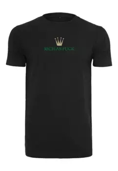 Футболка Mister Tee "Мужская футболка Rich As Fuck Tee" Mistertee, черный