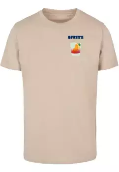 Футболка Mister Tee "Мужская винтажная футболка Mister Spritz" Mistertee, цвет Sand