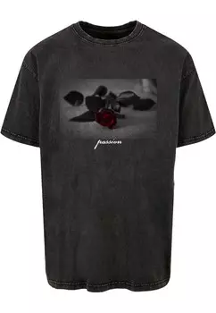 Футболка Mister Tee PASSION ROSE, пятнистый черный