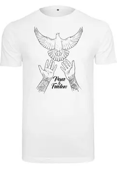 Футболка Mister Tee Peace & Freedom, белый
