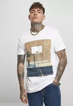 Футболка Mister Tee Raised By The Streets Tee, белый
