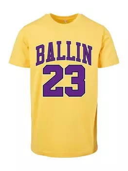 Футболка Mister Tee Regular fit, желтый