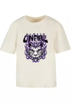 Футболка Mister Tee Shirt Always On Fire, экрю