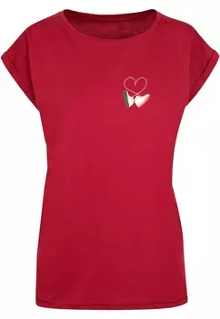 Футболка Mister Tee Shirt Kicks Love, бордовый