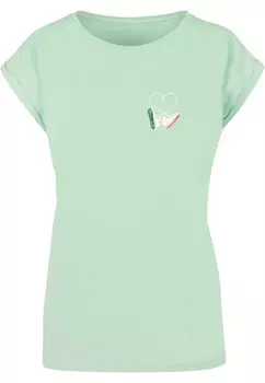 Футболка Mister Tee Shirt Kicks Love, цвет green/mint
