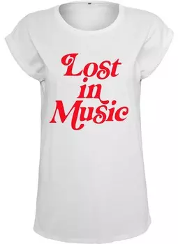 Футболка Mister Tee Shirt Lost In Music, белый