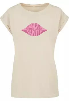 Футболка Mister Tee Shirt Music Is My Sanity, песочный