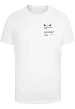 Футболка Mister Tee TRUST DEFINITION, белый