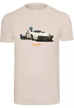 Футболка Mister Tee WEEKEND WOLF, светло-бежевый