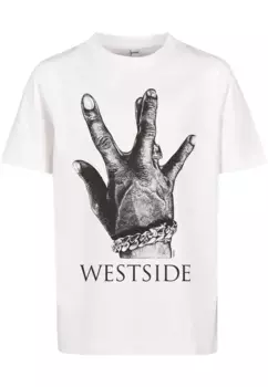 Футболка MisterTee "Детская футболка унисекс MisterTee Westside Connection 2.0", белый