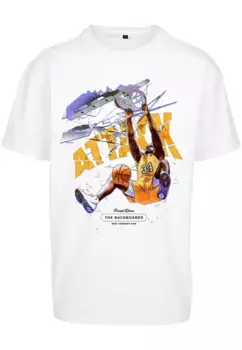Футболка MisterTee "Футболка унисекс Attack Player Oversize "MisterTee", белый