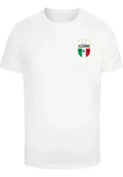 Футболка MisterTee "MisterTee Azurro Italia Crest Tee", белый