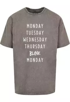 Футболка MisterTee "Мужская футболка большого размера MisterTee Blink Acid Washed Heavy ", цвет Asphalt