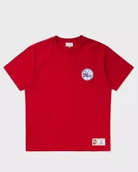 Футболка Mitchell & Ness Nba Premium Pocket Tee Philadelphia 76Ers, цвет scarlet