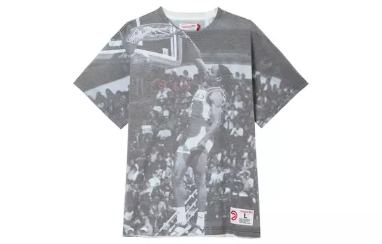 Футболка Mitchell & Ness унисекс серая Mitchell Ness, серый