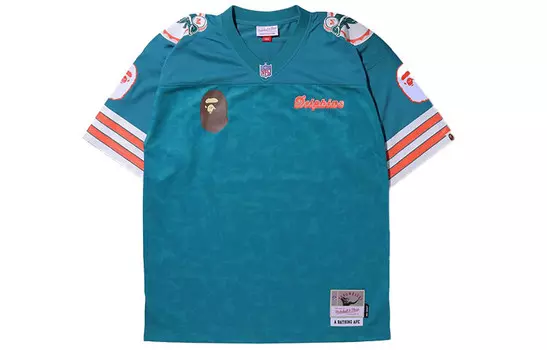 Футболка Mitchell & Ness X Ape Head Series унисекс зеленая A Bathing Ape, зеленый