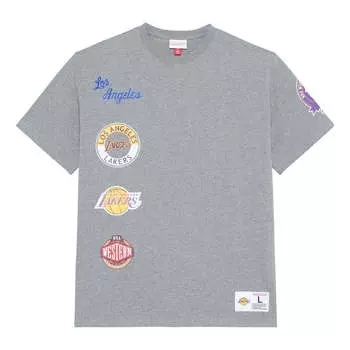 Футболка Mitchell & Ness x NBA City Collection T-shirt 'Los Angeles Lakers', серый