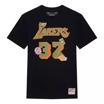 Футболка Mitchell & Ness x NBA Los Angeles Lakers Script T-shirt 'Magic Johnson 32', черный