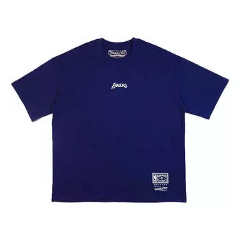 Футболка Mitchell & Ness x NBA Team T-shirt 'Los Angeles Lakers', темно-синий