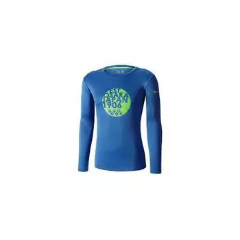 Футболка Mizuno Core Graphic Ls Tee J2Ga6522 25, синий