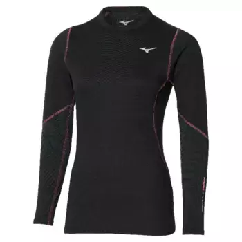 Футболка Mizuno Merino long sleeve, черный