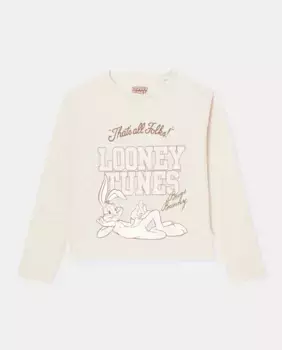 Футболка ml Licenses Bugs Bunny с позиционным принтом и сыном для девочки Kids El Corte Ingls, коричневый