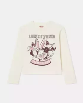 Футболка ml Licenses Gang Bugs Bunny с позиционным принтом и изображением сына девушки Kids El Corte Ingls, белый