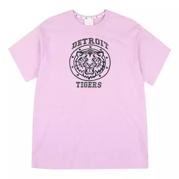 Футболка MLB Cartoon Series Round Neck Tee 'Pink'