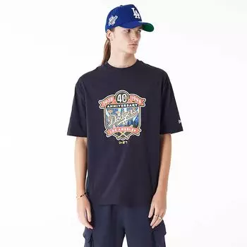 Футболка MLB LOS ANGELES DODGERS ANNIVERSARY OVERSIZED T-SHIRT New Era, цвет Blau