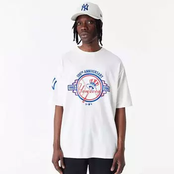 Футболка MLB NEW YORK YANKEES ANNIVERSARY OVERSIZED T-SHIRT New Era, цвет Wei