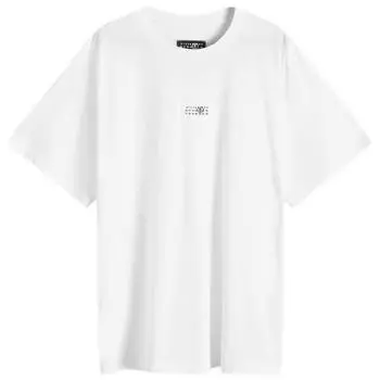 Футболка Mm6 Maison Margiela Number Label T-Shirt, белый