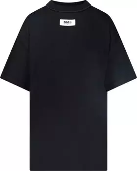 Футболка MM6 Maison Margiela Reversed T-Shirt 'Black', черный